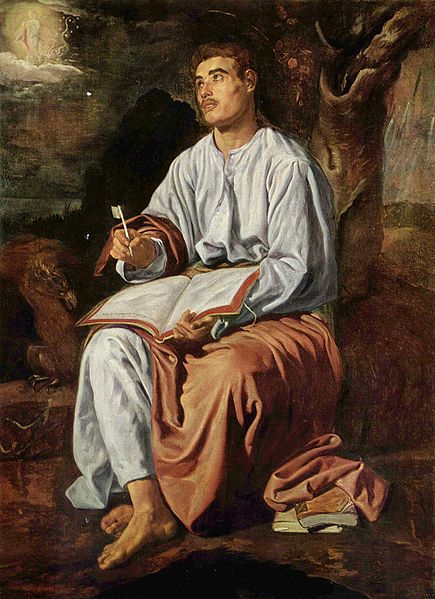 Evangelist Johannes auf Patmos